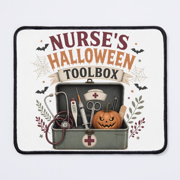 Item preview, Nurse Halloween Toolbox Spooky Medical Supplies designed and sold by OliviaHayesArt.