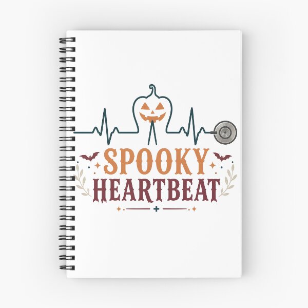 Item preview, Spooky Heartbeat Nurse ECG Line Pumpkin designed and sold by OliviaHayesArt.