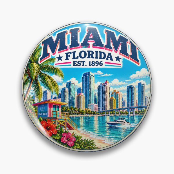 Item preview, Vintage Miami Florida City Adventure designed and sold by T-Motive.