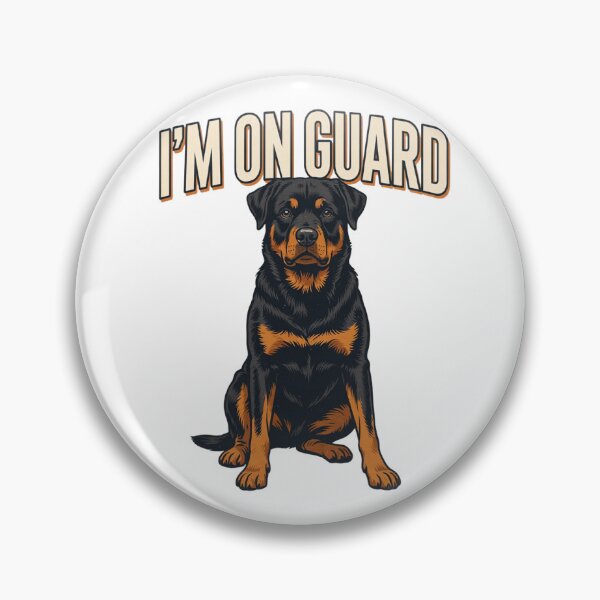 Item preview, Rottweiler - Funny Dog | I'm On Guard designed and sold by No Excuses Supply.