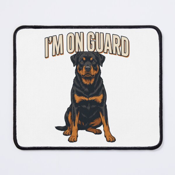Item preview, Rottweiler - Funny Dog | I'm On Guard designed and sold by No Excuses Supply.