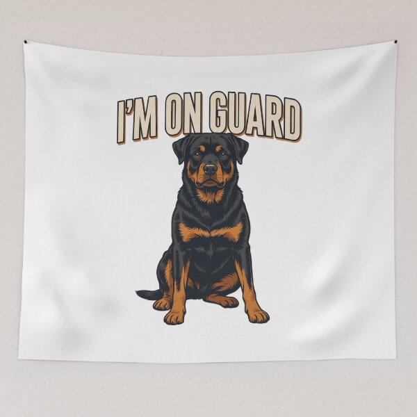 Item preview, Rottweiler - Funny Dog | I'm On Guard designed and sold by No Excuses Supply.