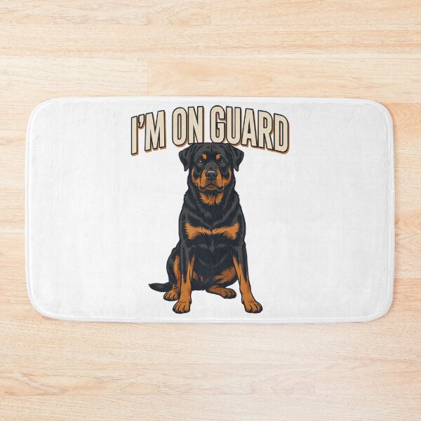 Item preview, Rottweiler - Funny Dog | I'm On Guard designed and sold by No Excuses Supply.