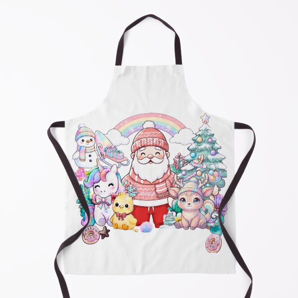 Item preview, Cute Pastel Christmas Vibe - Kawaii Santa and Friends designed and sold by TheChalkyFox.