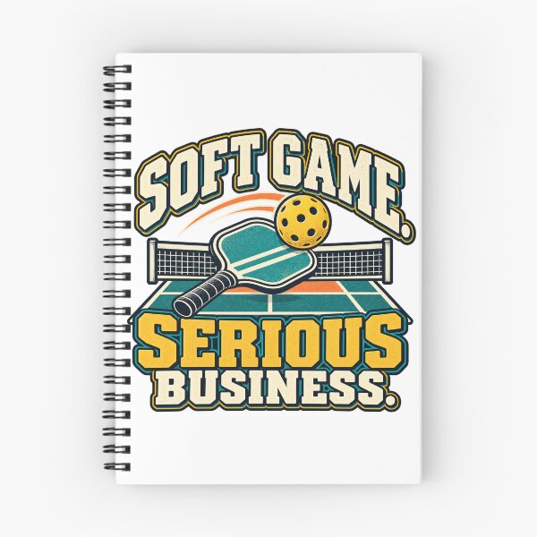 Item preview, Soft Game Serious Business Pickleball Humor designed and sold by Quirkloomstudio.