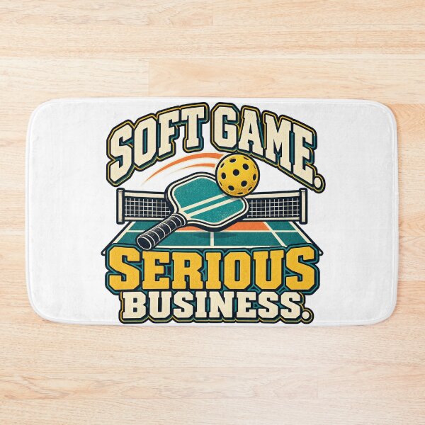 Item preview, Soft Game Serious Business Pickleball Humor designed and sold by Quirkloomstudio.