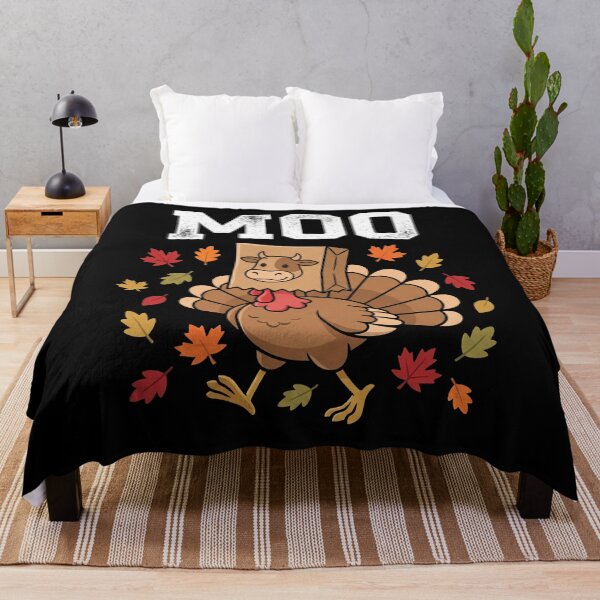 Item preview, Moo Dinde Sac Papier Vache Feuilles D Automne designed and sold by MizoX7.