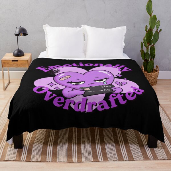 Item preview, Emotionally Overdrafted Purple Heart Design designed and sold by Artography Designs.