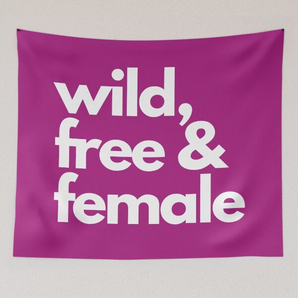 Item preview, Copy of Wild Free and Female Feminist Typography designed and sold by Fani*.