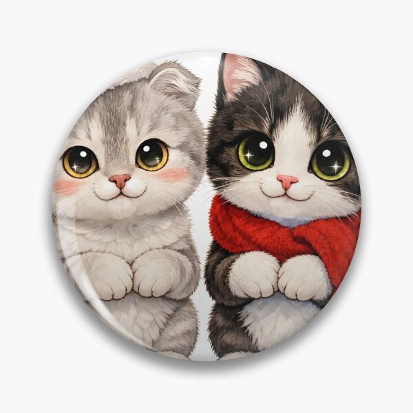 Item preview, Cozy Christmas Cats Sitting Cute Winter designed and sold by Russtoon.