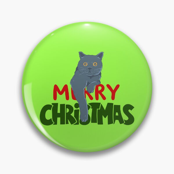 Item preview, Cute British Shorthair Merry Christmas Holiday Art designed and sold by stormk10.