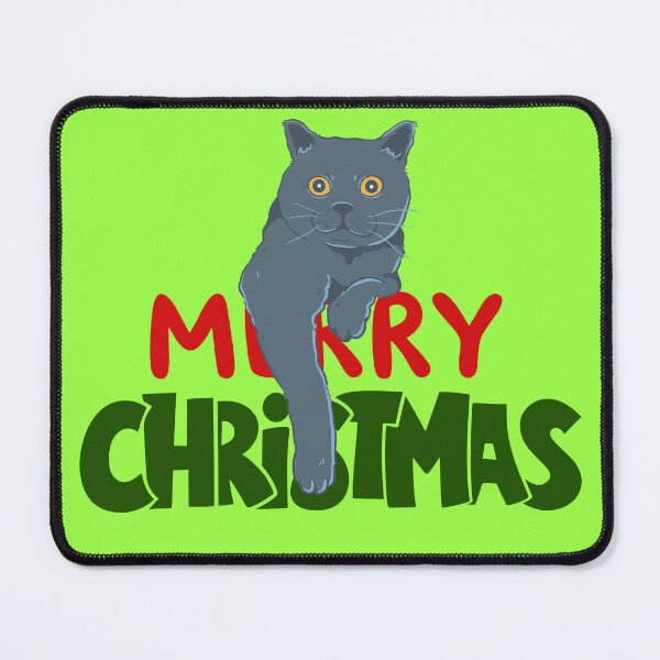 Item preview, Cute British Shorthair Merry Christmas Holiday Art designed and sold by stormk10.