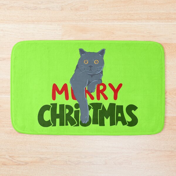 Item preview, Cute British Shorthair Merry Christmas Holiday Art designed and sold by stormk10.