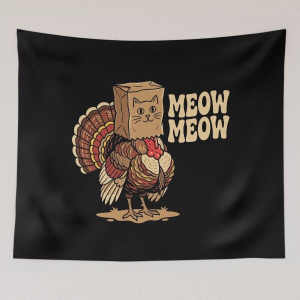 Item preview, Meow Meow Dinde Sac En Papier Drôle designed and sold by MizoX7.