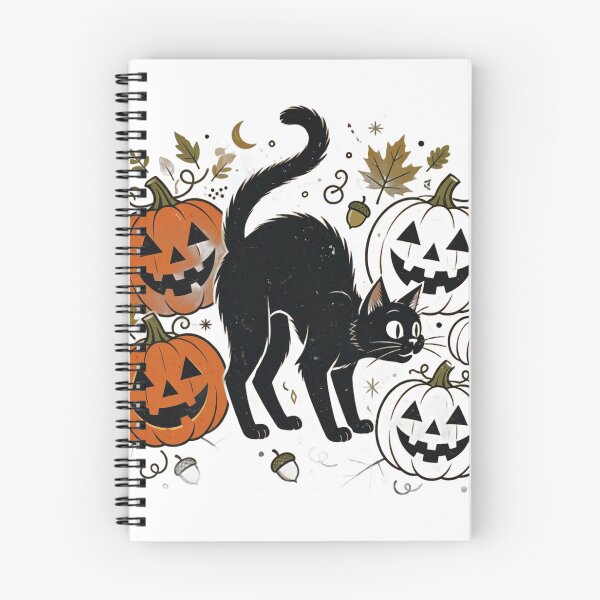 Item preview, Vintage Halloween Black Cat Jack O Lantern Retro designed and sold by Robert Lucio.