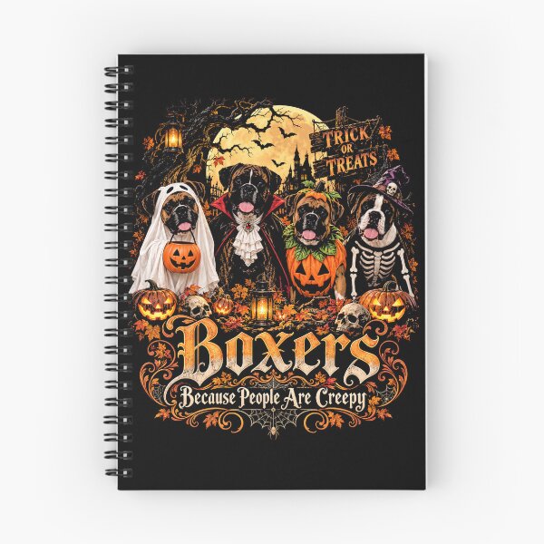 Item preview, Best Seller Four Boxers Under The Halloween Moon Funny Vintage Retro Style designed and sold by ArcaneArtistry.