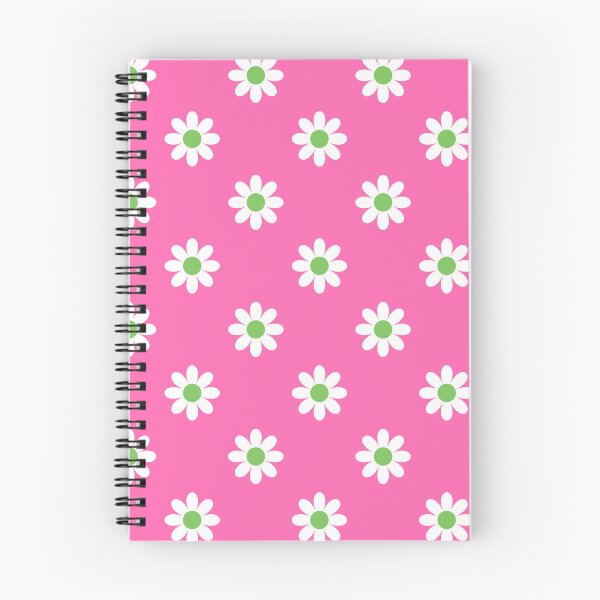 Item preview, Retro Ditsy Daisy in Bubblegum Pink and Apple Green designed and sold by YesterdayColl.