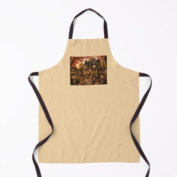 Item preview, The Pumpkin House — Cozy Victorian Halloween Cottage in an Autumn Neighborhood designed and sold by Novel Works Studio.