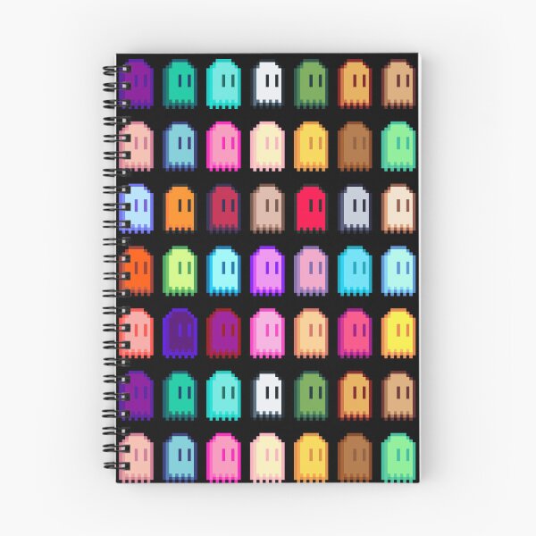 Item preview, Rainbow Ghosts Grid - Arcade Ghost  designed and sold by RetroRlx.