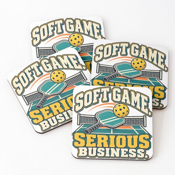 Item preview, Soft Game Serious Business Pickleball Humor designed and sold by Quirkloomstudio.