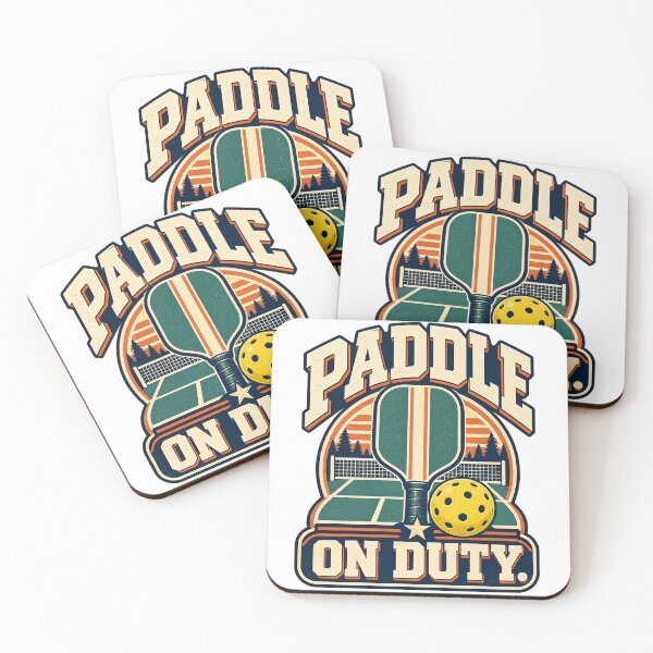 Item preview, Paddle On Duty Pickleball Player Humor designed and sold by Quirkloomstudio.