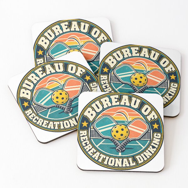 Item preview, Bureau of Recreational Dinking Pickleball Humor designed and sold by Quirkloomstudio.