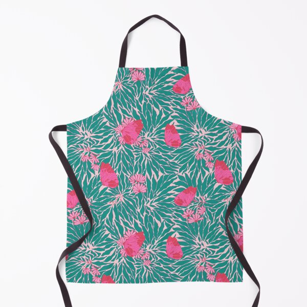 Item preview, Butterfly + Daisy Floral in Mint + Pink designed and sold by YesterdayColl.