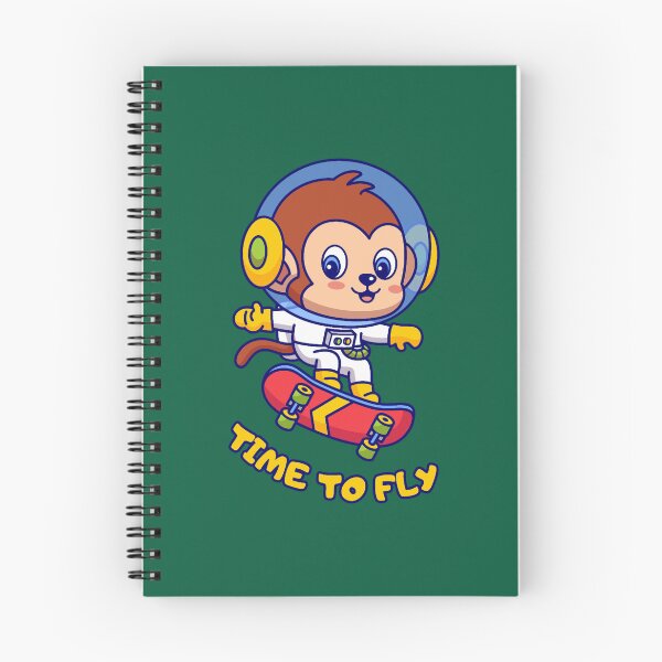 Item preview, a monkey in an astronaut suit on a flying skateboard Active  designed and sold by PoppyIslandShop.