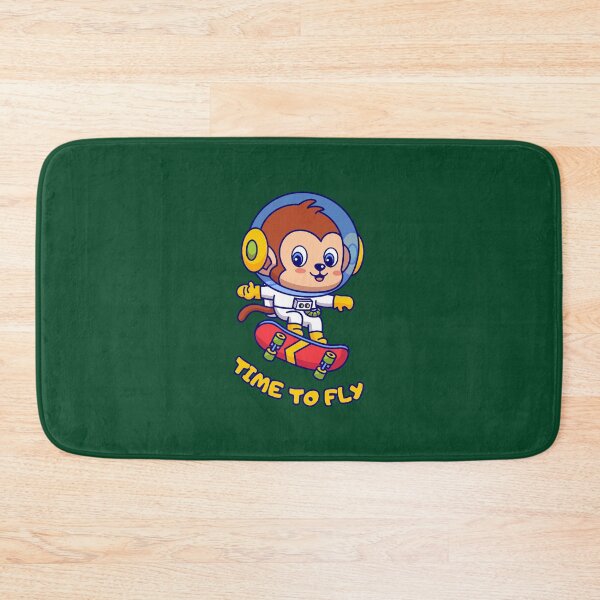 Item preview, a monkey in an astronaut suit on a flying skateboard Active  designed and sold by PoppyIslandShop.