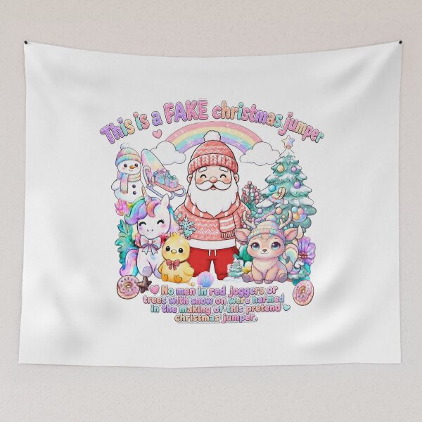 Item preview, This Is A Fake Christmas Jumper Funny Sarcastic Holiday designed and sold by TheChalkyFox.