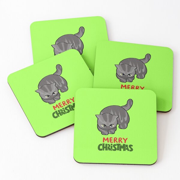 Item preview, Cute British Shorthair Merry Christmas Holiday Art designed and sold by stormk10.