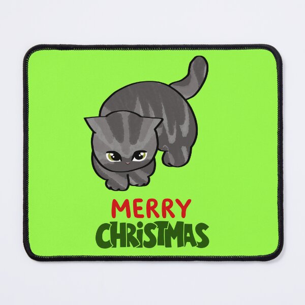 Item preview, Cute British Shorthair Merry Christmas Holiday Art designed and sold by stormk10.