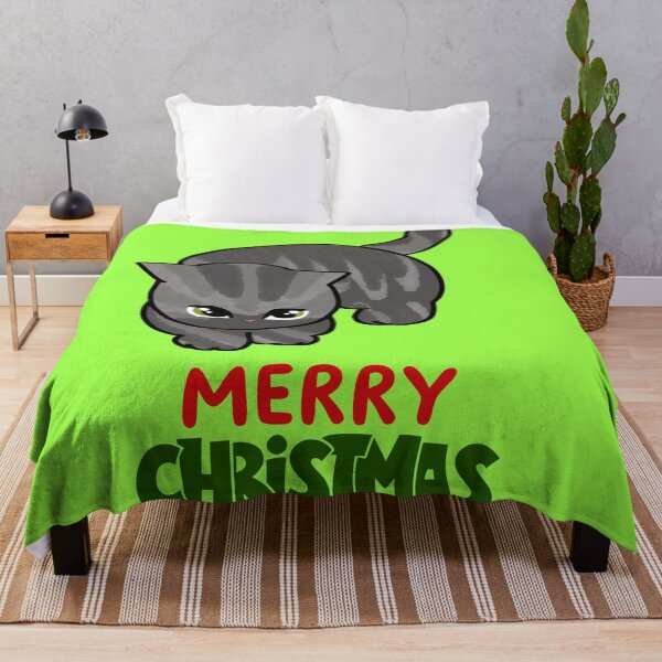 Item preview, Cute British Shorthair Merry Christmas Holiday Art designed and sold by stormk10.