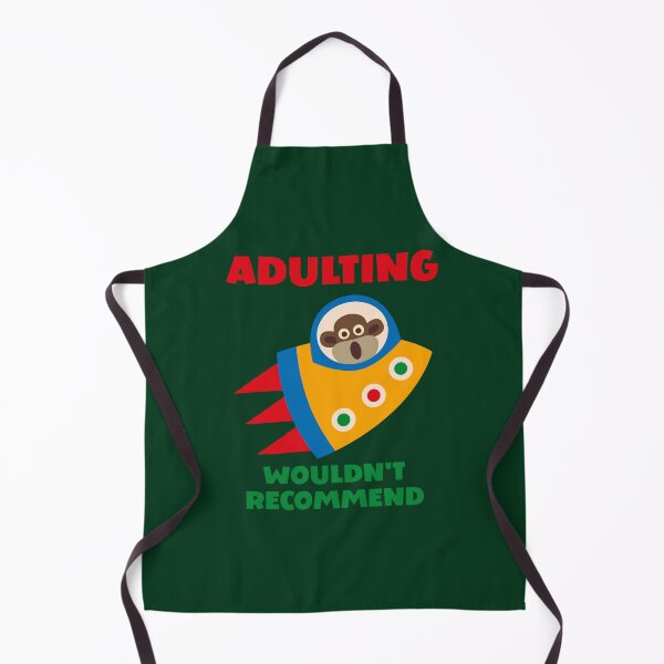 Item preview, Adulting, Wouldn_t Recommend - Sock Monkey in Colourful Flying Rocket designed and sold by PoppyIslandShop.