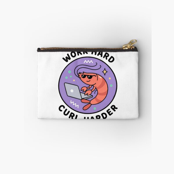 Item preview, Funny Shrimp Work Hard Curl Harder - Office Humor Gift designed and sold by wingoo22.