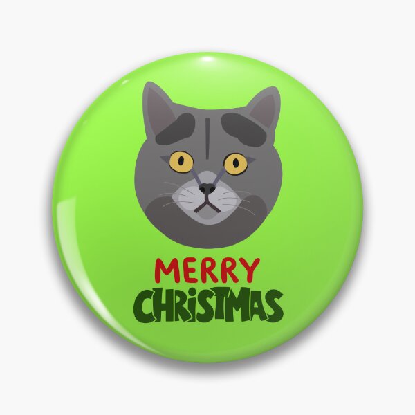 Item preview, Cute British Shorthair Merry Christmas Holiday Art designed and sold by stormk10.