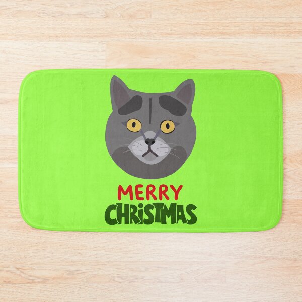 Item preview, Cute British Shorthair Merry Christmas Holiday Art designed and sold by stormk10.