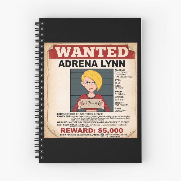 Item preview, Adrena Lynn Wanted Poster Kim Possible Villain Classic  designed and sold by circliqueart.