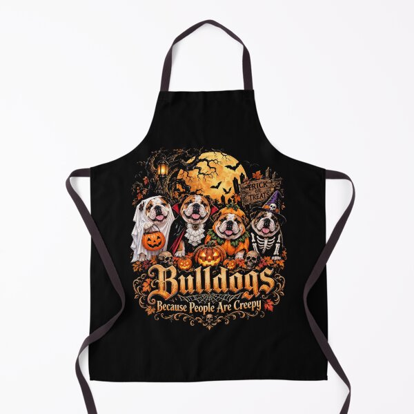 Item preview, Halloween Bulldog Trick or Treat Parade – Because People Are Creepy designed and sold by ArcaneArtistry.