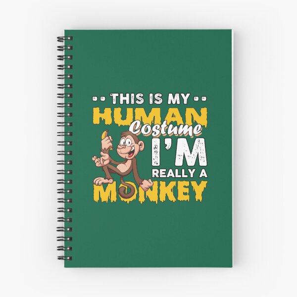 Item preview, Halloween Monkey Design, This is my Human Costume, I_m Really a Monkey  designed and sold by PoppyIslandShop.