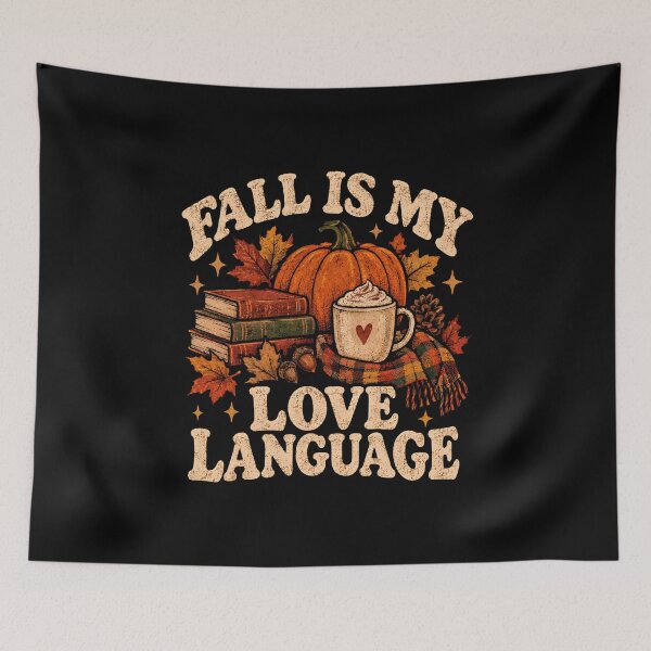 Item preview, Fall is My Love Language designed and sold by DemureArtsy.