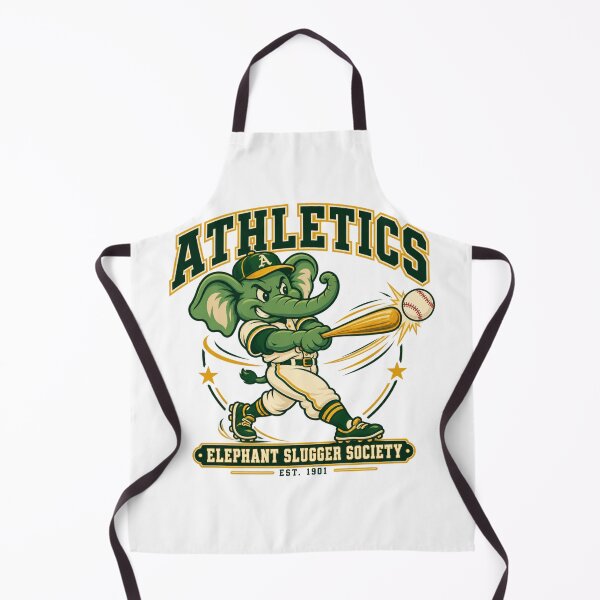 Item preview, Athletics Elephant Slugger Baseball Mascot designed and sold by Dresut.