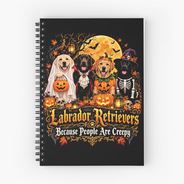 Item preview, Halloween Labrador Retriever Parade Dog Lovers Spooky Pumpkin Shirt designed and sold by ArcaneArtistry.