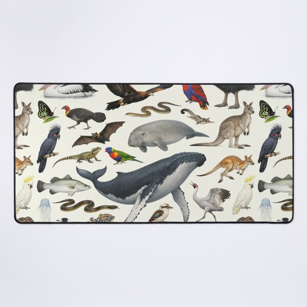 Item preview, Animals of Queensland Retro Style Identification Chart designed and sold by kakarikihill.
