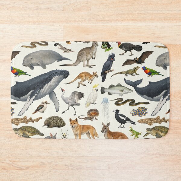 Item preview, Animals of Queensland Retro Style Identification Chart designed and sold by kakarikihill.