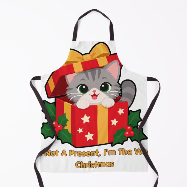 Item preview, I'm Not A Present I'm The Whole Christmas - Cute Cat In Gift Box Kawaii Holiday designed and sold by Neworld24.