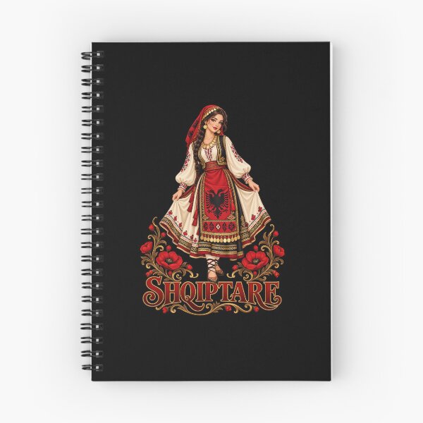 Item preview, Albanian woman in traditional dress Shqiptare Design designed and sold by VisualLine.al.