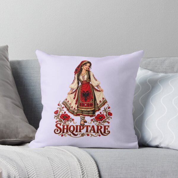 Item preview, Mujer albanesa con traje tradicional Shqiptare Design designed and sold by VisualLine.al.