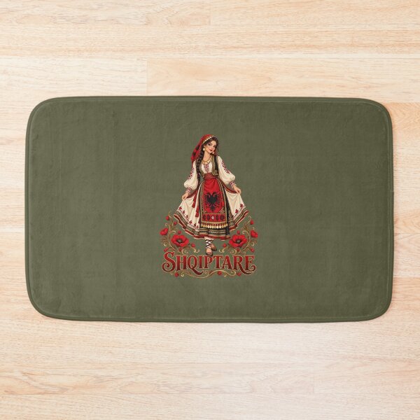 Item preview, Albanian woman in traditional dress Shqiptare Design designed and sold by VisualLine.al.