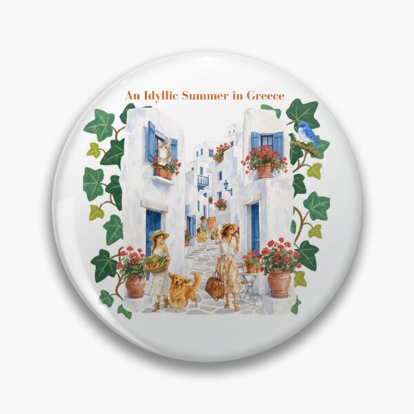 Item preview, An Idyllic Summer in Greece designed and sold by Kuevitaglowshop.